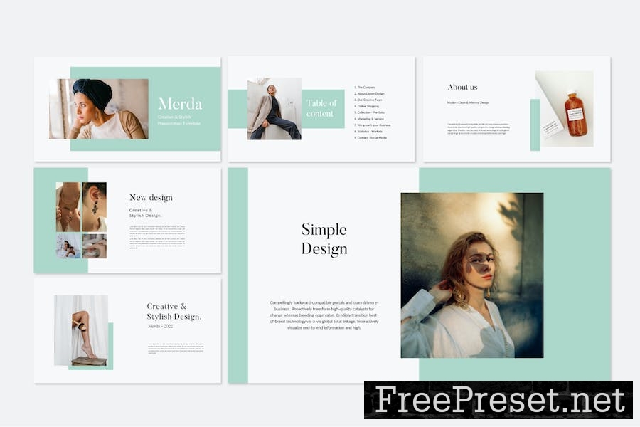 MERDA - Minimal Keynote Presentation Template SJ25VLQ