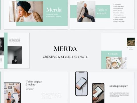 MERDA - Minimal Keynote Presentation Template SJ25VLQ