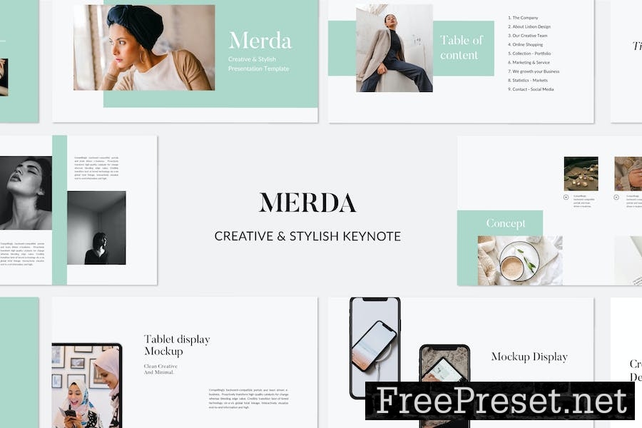 MERDA - Minimal Keynote Presentation Template SJ25VLQ