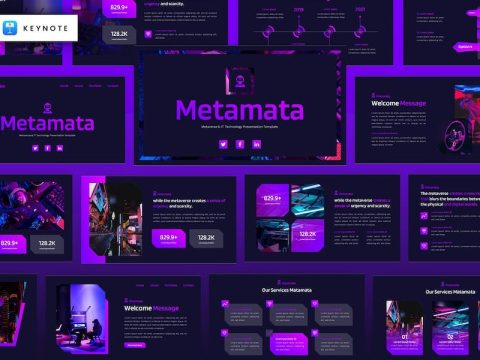 Metaverse & IT Technology Keynote Template 4FZZ7K7