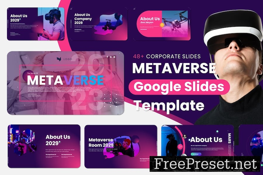 Metaverse Slides GSL Presentation Template 2ESYL6M