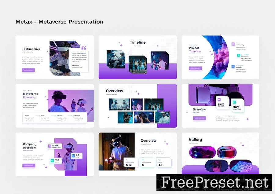 Metax - Metaverse PowerPoint Presentation KKHCX8C