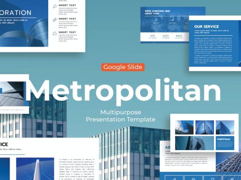 Metropolitan - Google Slide Template NPVW646