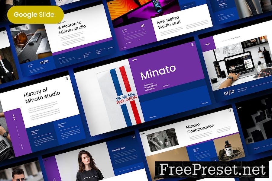 Minato - Business Google Slide Template FZP3CTW