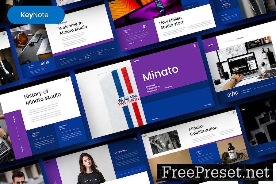 Minato – Business Keynote Template VAYND9M