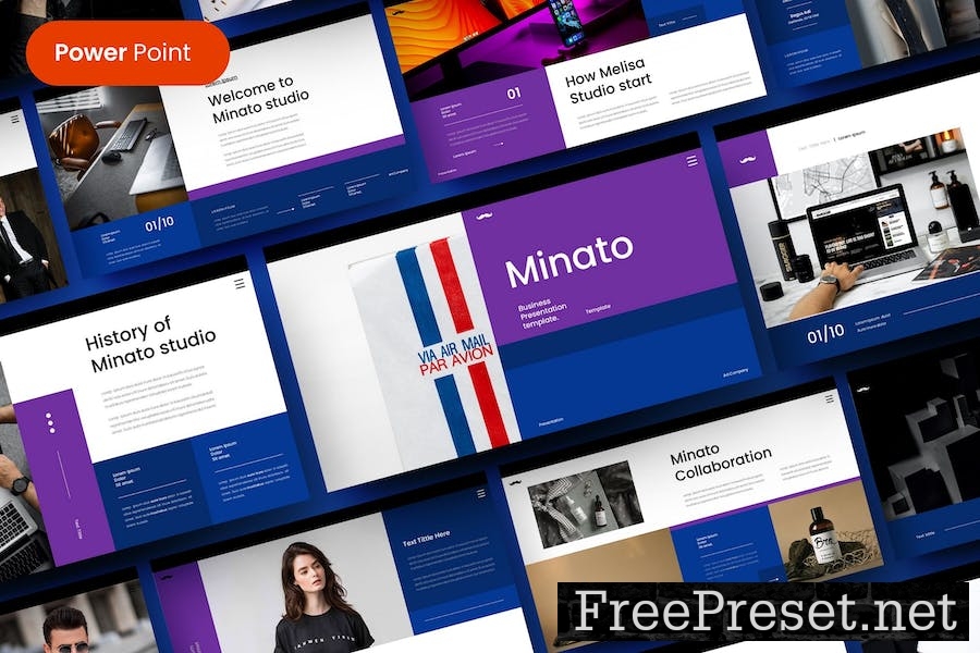 Minato – Business PowerPoint Template ZSLMYT7