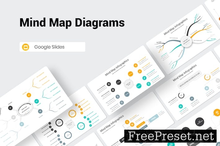 Mind Map Diagrams Google Slides Presentation ZEWPN3L