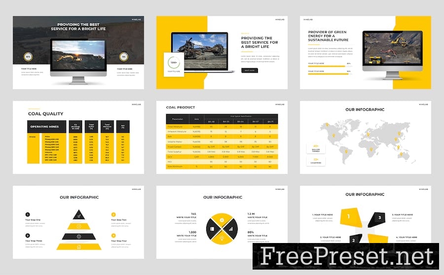 Minelab - Coal Mining Google Slide Template 243EQ8L
