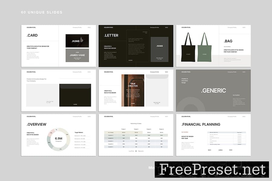 Minimal Brand Guideline Presentation Template YVM4Q64