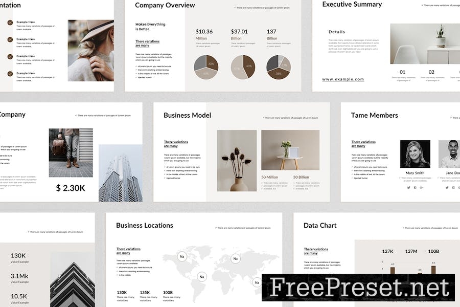 Minimal Business Presentation