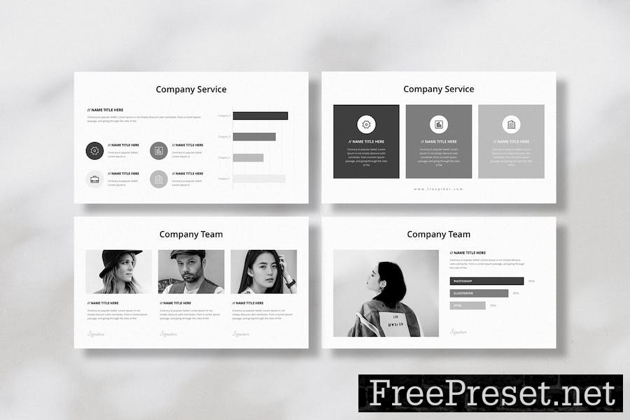 Minimal PowerPoint Presentation Template BD6QTUL