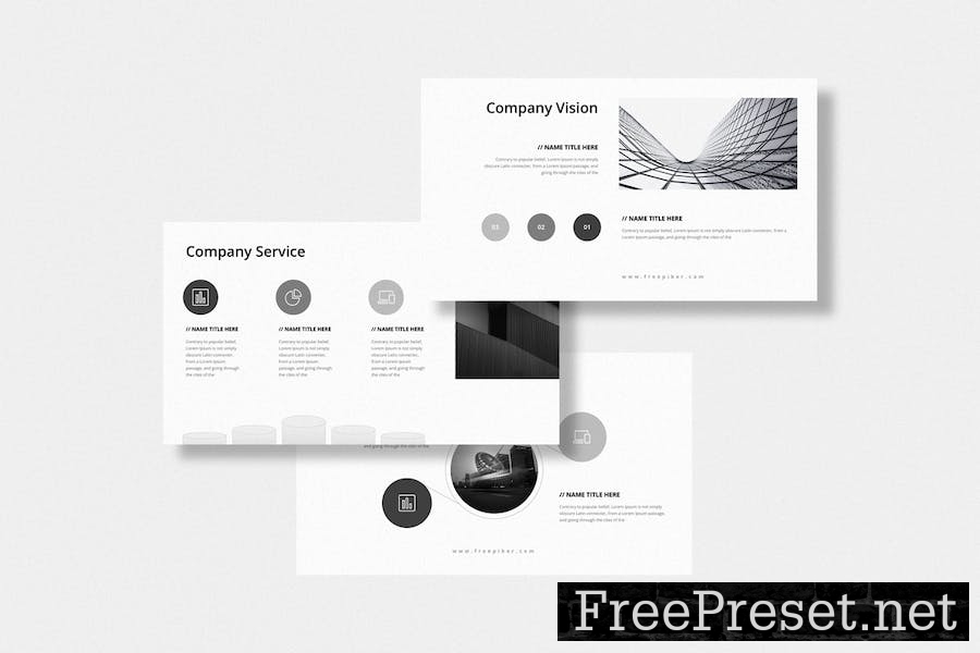 Minimal PowerPoint Presentation Template BD6QTUL