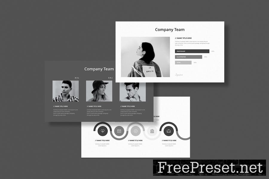 Minimal PowerPoint Presentation Template BD6QTUL