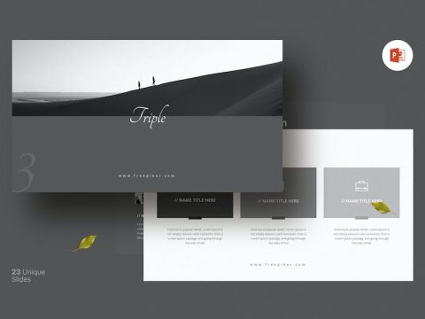 Minimal PowerPoint Presentation Template BD6QTUL