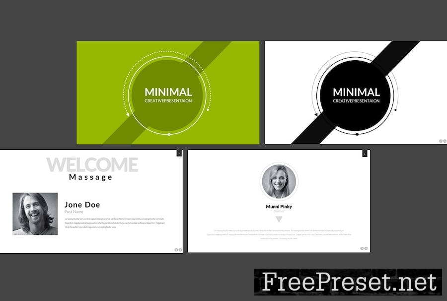 Minimal Powerpoint Presentation WGBZAFB