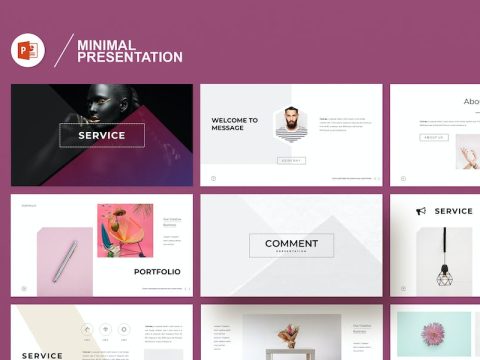 Minimal Powerpoint Template WS72SPW