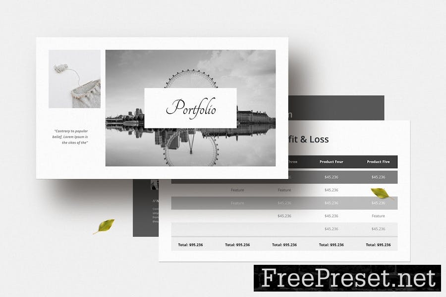 Minimal Presentation Google Slides Template