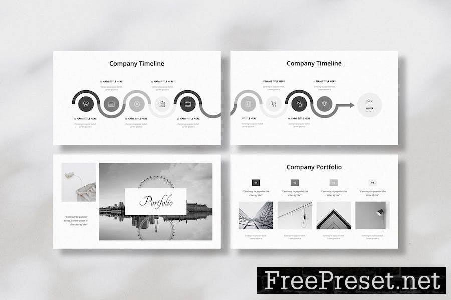 Minimal Presentation Google Slides Template