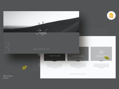 Minimal Presentation Google Slides Template