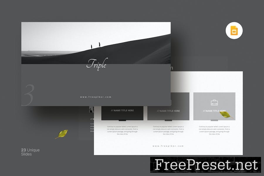 Minimal Presentation Google Slides Template