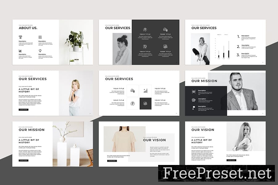 Minimal Presentation Keynote Template DGVWKL2