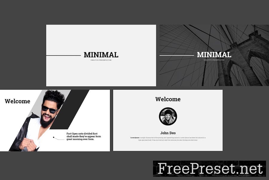 Minimal Presentation Template