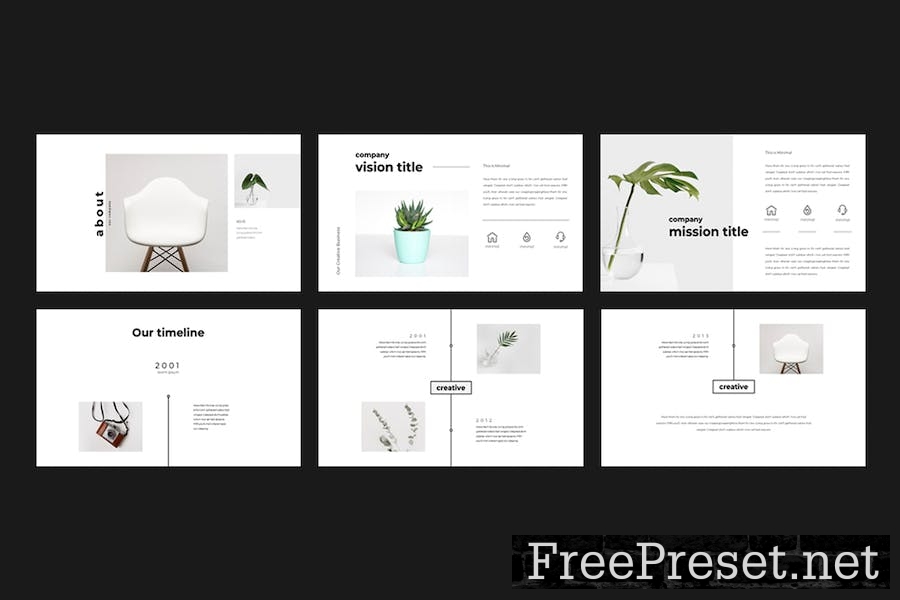 Minimal Presentation Template 9AYACHG