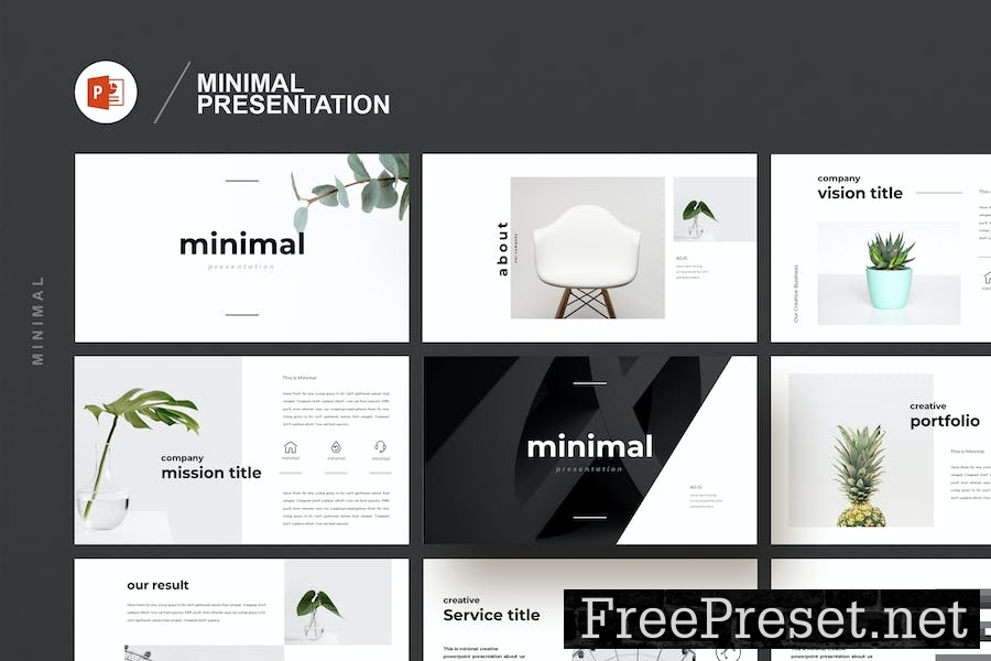 Minimal Presentation Template 9AYACHG