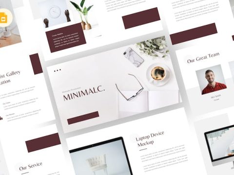 Minimalc - Minimal Google Slides Template GXTVHCV