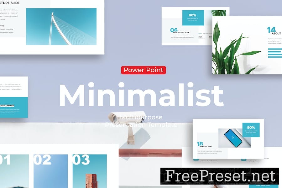 Minimalist - PowerPoint Template UC64R3N