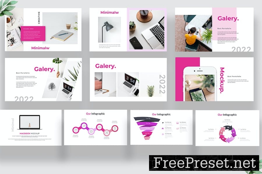 Minimalw Powerpoint Template YPZDF37