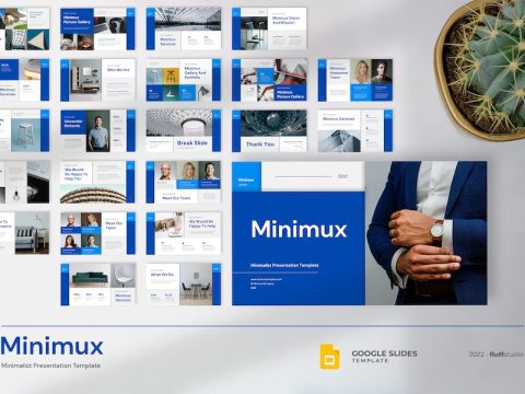 Minimux - Corporate Google Slides Template D47MYVX