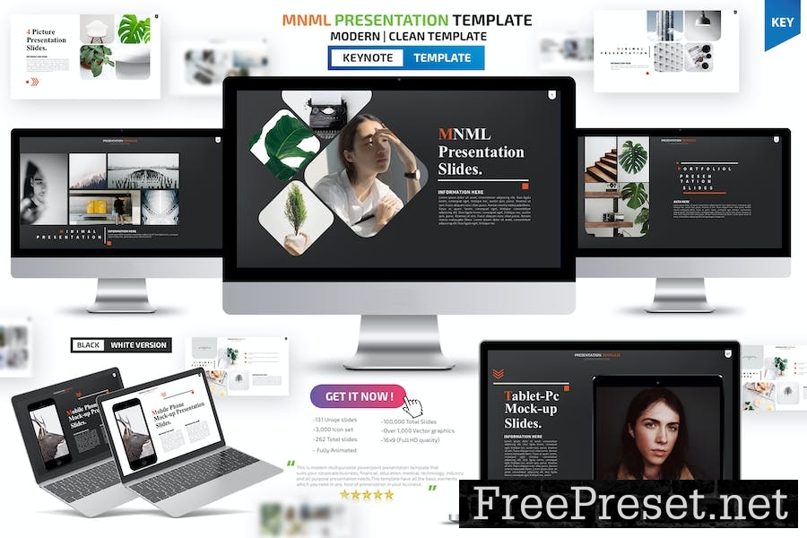 MNML Keynote Presentation Template 7NHYJVF