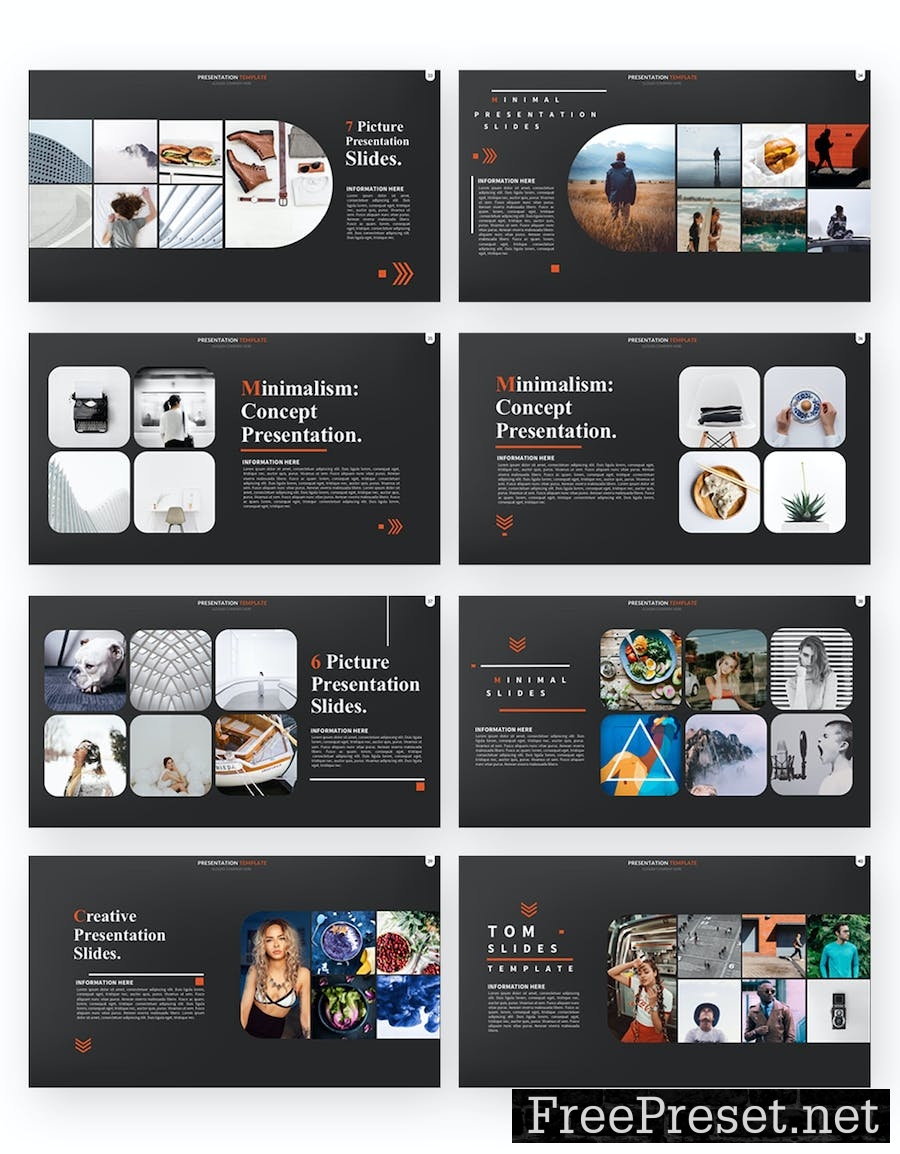 MNML Powerpoint Presentation Template A4KJTRY