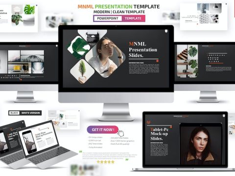 MNML Powerpoint Presentation Template A4KJTRY