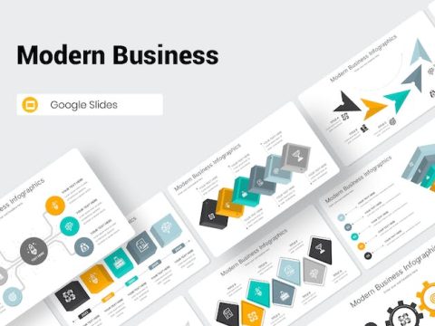 Modern Business Infographic Google Slides Template UGT7ULR