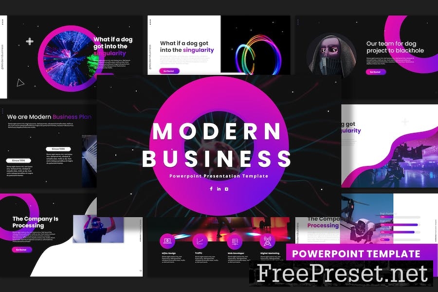 Modern Business - PowerPoint Presentation Template