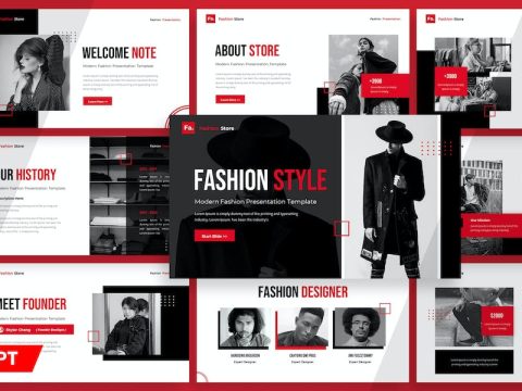 Modern Fashion - Powerpoint Template