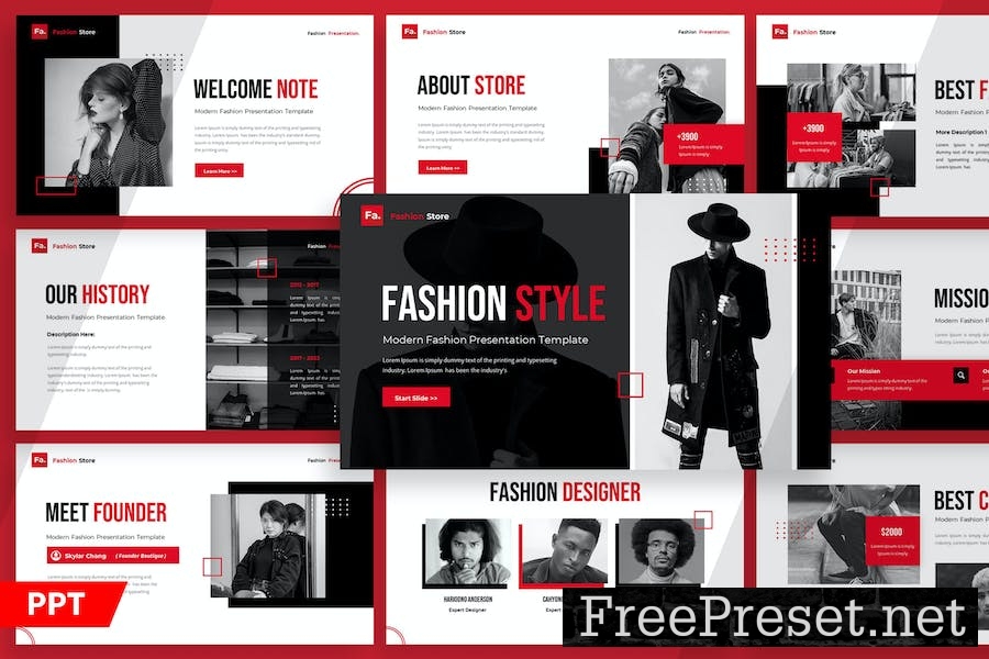 Modern Fashion - Powerpoint Template