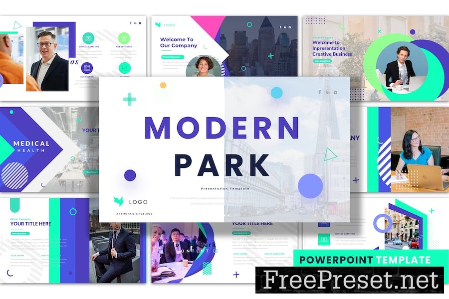 Modern Park - PowerPoint Presentation Template