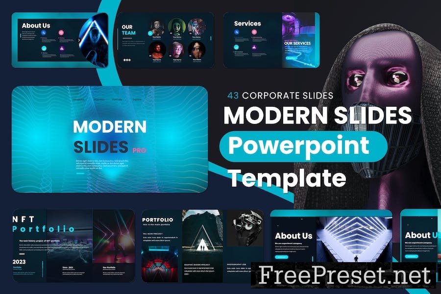 Modern Slides - PowerPoint Presentation Template BCCYQZ4