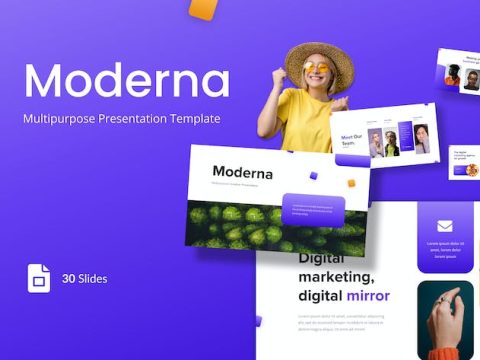 Moderna - Multipurpose Presentation Google Slides