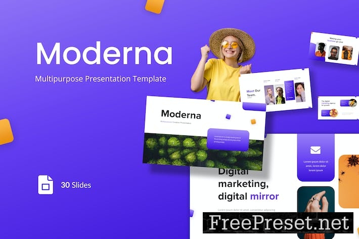 Moderna - Multipurpose Presentation Google Slides