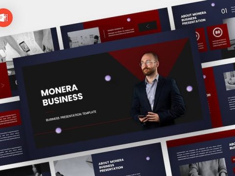 Monera - Business Powerpoint Template 964LV4F