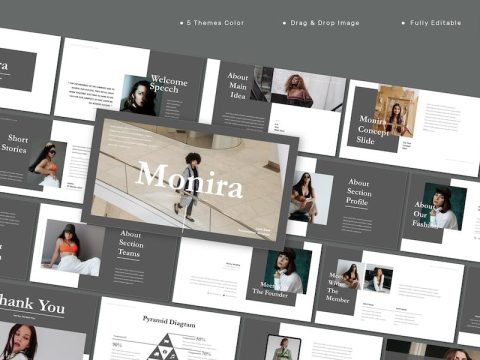 Monira - Lookbook Google Slides Template G9XAANP