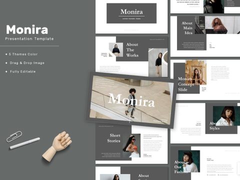 Monira - Lookbook Keynote Template N2MTB6V