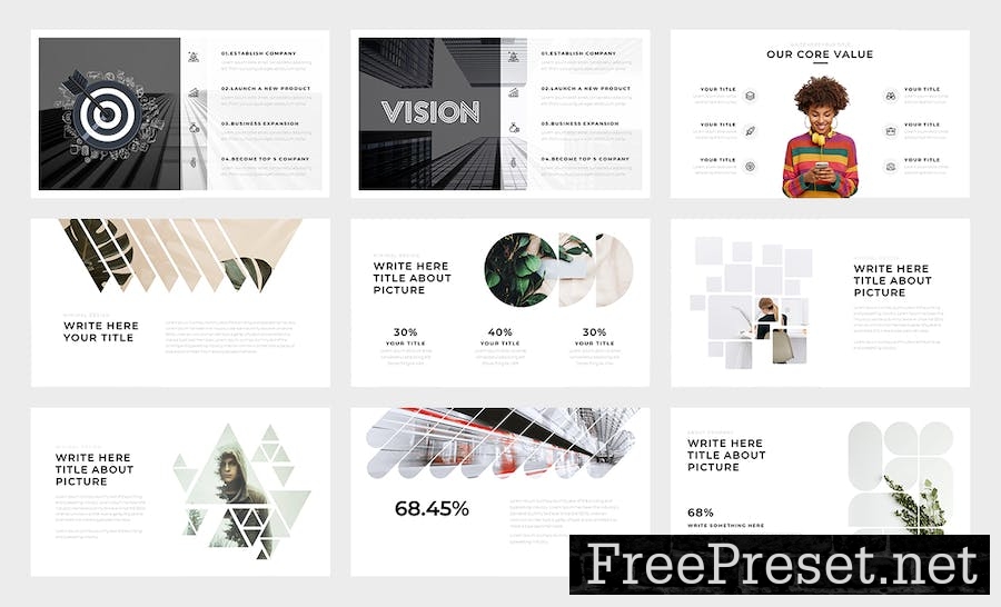 Mono - Minimal & Creative Powerpoint Template PQPYXAV