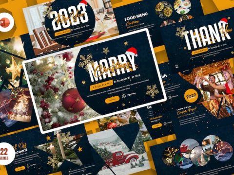 Mor Marry Christmass PowerPoint Presentation MR7R4ZL