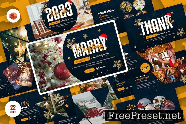 Mor Marry Christmass PowerPoint Presentation MR7R4ZL