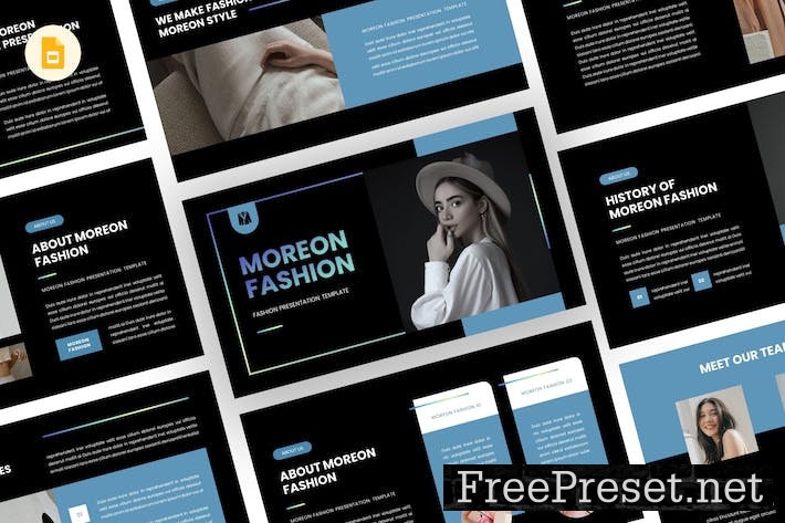 Moreon - Fashion Google Slides Template